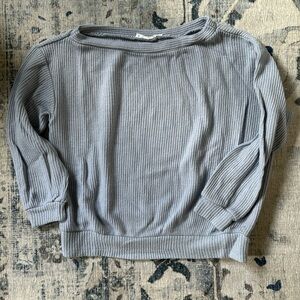 LUSH thin lavender/blue 3/4 sleeve sweater size S